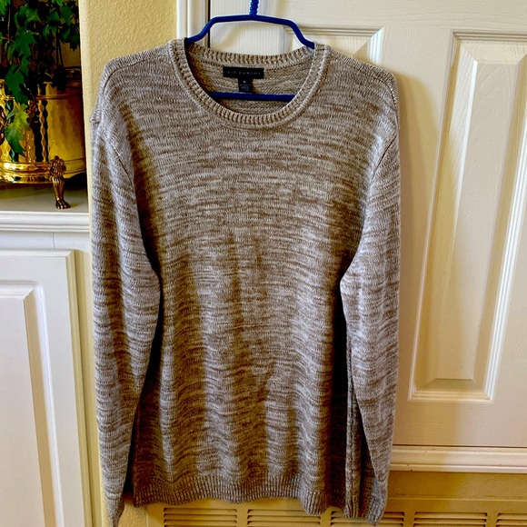 Cream beige/brown sweater size XL - Picture 1 of 5